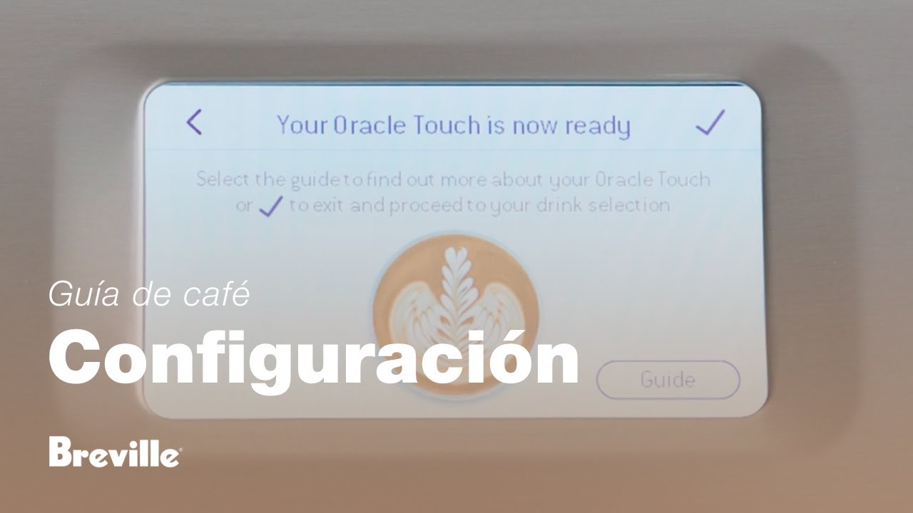 Tutorial de guía de café de Breville - Cómo utilizar la interfaz