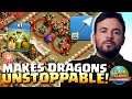PROs use GIANT ARROW and OVERGROWTH to make Dragons UNSTOPPABLE! Clash of Clans