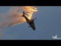 SAAF AH 2 Rooivalk Deploying Flares