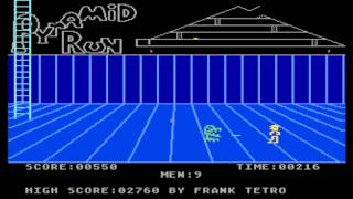 Pyramid Run for the Atari 8-bit family
