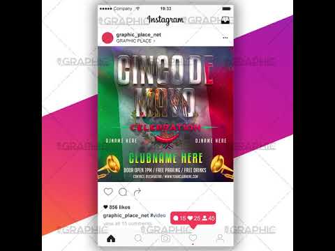 Cinco De Mayo - Social Media Video Template for Instagram
