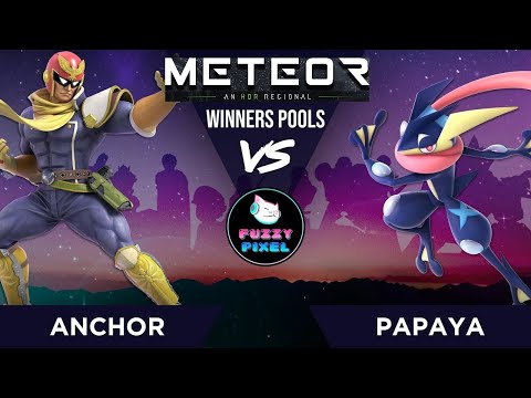 Anchor (Captain Falcon) vs Papaya (Greninja) - Winners Pools - METEOR 3