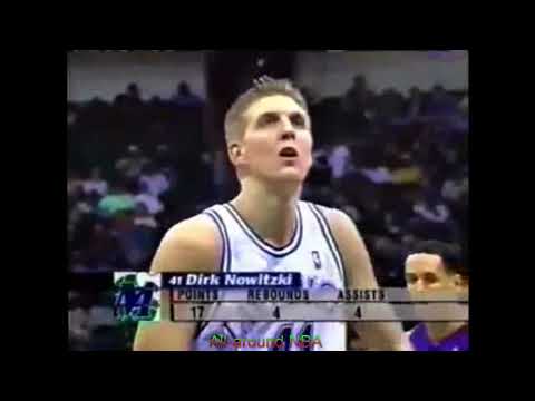 Dirk Nowitzki 32 Points 6 Ast Vs. Toronto Raptors, 1999-2000.