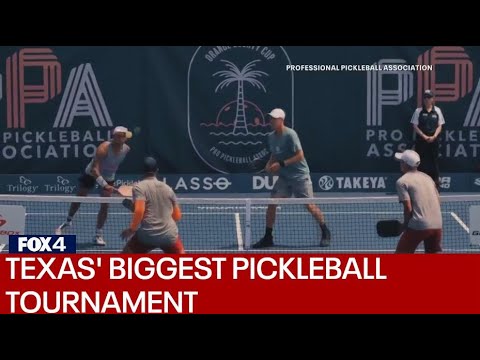 Largest pickleball tournament comes to North Texas