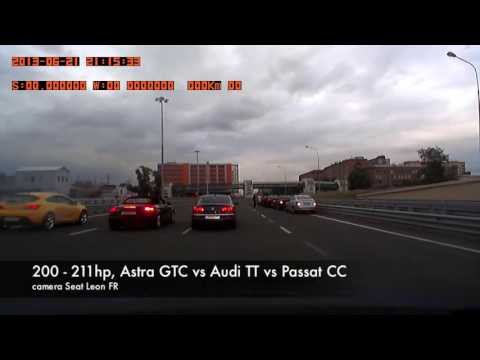 Opel Astra GTC vs Audi TT vs Passat CC