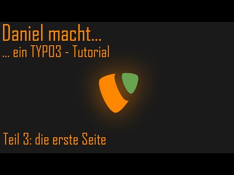... ein Typo3 Tutorial - die erst Seite [003]