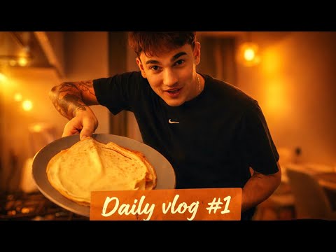 First day of daily vlog – food, chaos and surprises 🔥