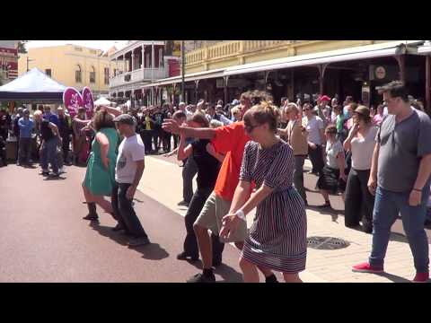 Shim Sham Flashmob - Fremantle Coffee Festival 2