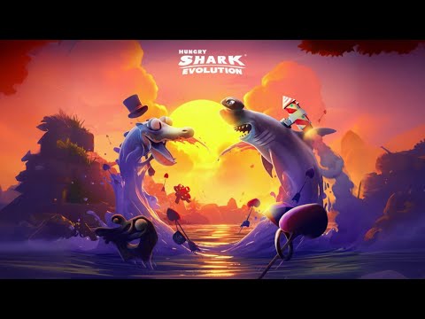ALL GIANT HAMMERHEAD SHARK MOVIE, TRAILER AND GAMEPLAY Hungry Shark World VS Hungry Shark Evolution