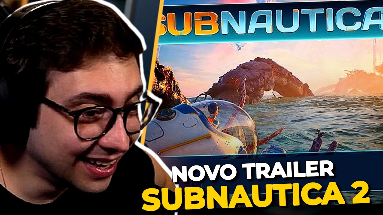 Alan reagindo ao novo trailer de SUBNAUTICA 2