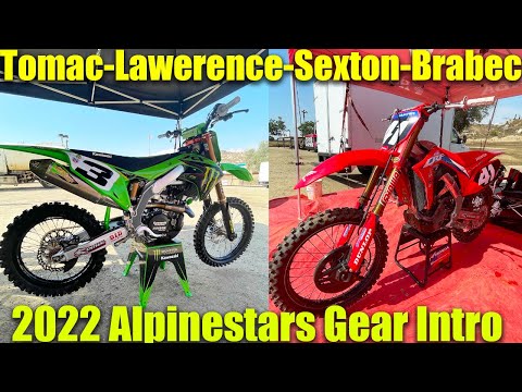 Tomac,Lawerence,Sexton,Brabec all ride for the 2022 Alpinestars Launch - Dirt Bike Magazine
