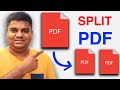 How to Split PDF Pages into Separate Files - Easy Method !