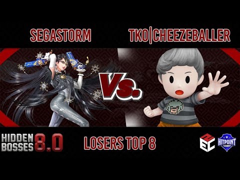 Hidden Bosses 8.0 LTop8 - Segastorm (Bayonetta) vs TKO | Cheezeballer (Lucas)