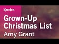Grown Up Christmas List Amy Grant Karaoke Version KaraFun