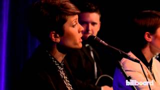 Tegan &amp; Sara perform &quot;Just Like a Pill&quot; Live for P!nk at Billboard Women In Music 2013