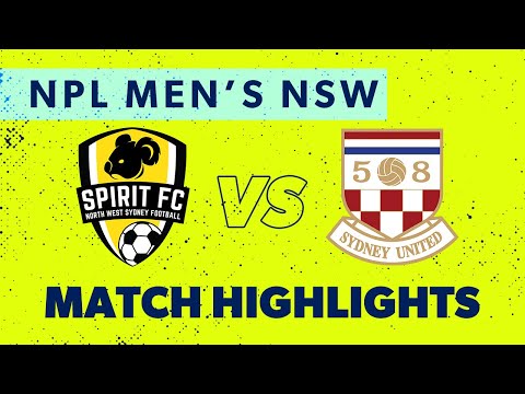 NPL Men's NSW Round 6 Highlights – NWS Spirit FC v Sydney United 58
