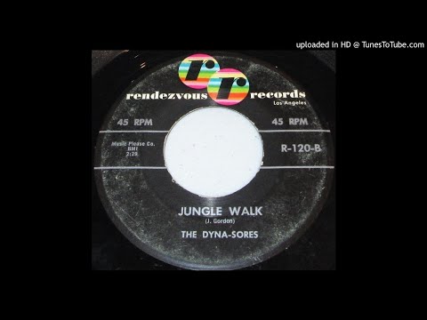 The Dyna-Sores-"Jungle Walk" 1960 Original LAS VEGAS GRIND TITTYSHAKER 45
