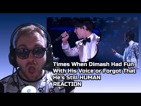 🎤🌟**Times When Dimash Had Fun With His Voice or Forgot That He's Still HUMAN-|REACTION**🤩❤️