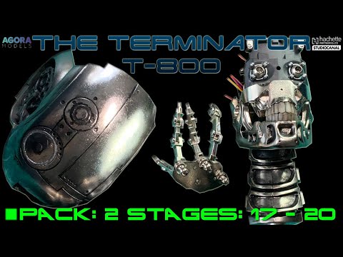 Stavba Terminator T-800 Agora Models - Pack: 2, Stages: 17 - 20 Scale Model