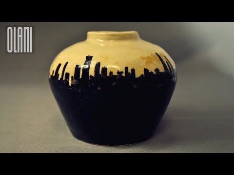 Simple ceramic vase - coiling technique