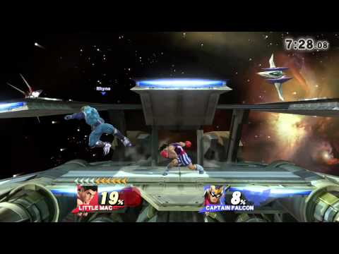 CW Feb'15 Smash 4 Singles - Winner's Final - Earl (Little Mac) vs Rhyno (Falcon)