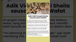 Adik-adik Vidi Aldiano Temani Sheila Dara di Rumah seusai sang Suami Wafat, Begini Kata Ayah Mertua