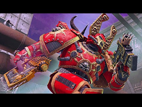 Khorne Berzerker vs Ultramarines, Guard & Orks! - Augmented Mod | Warhammer 40K: Space Marine