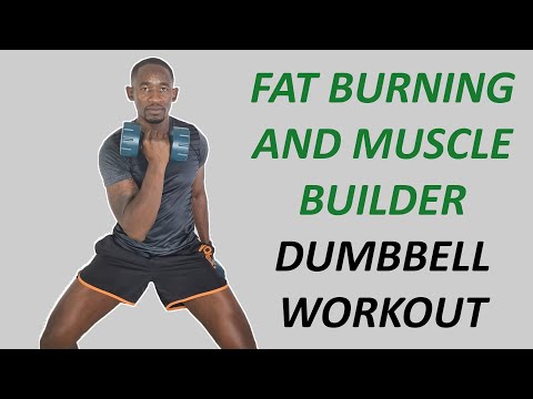 30 Minute Dumbbell Strength Training for Fat Loss Full Body Workout  250 Calories 