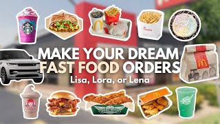 Make your DREAM Fast food orders 🍔🍟🍩| Lisa, Lora or Lena gameplay video by Nickysmith2020, 8:08 duration