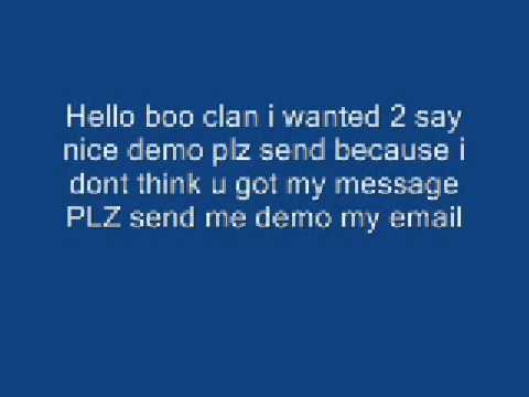 Plz send demo my email santacruznoriega@yahoo.com thx boo clan