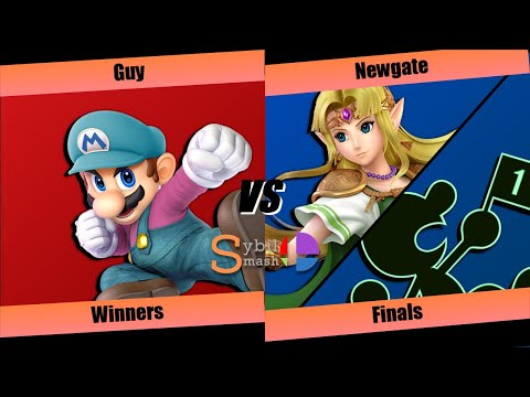 Sybil Smash #2 Winners Finals - Guy (Mario) Vs. Newgate (Zelda, MrG&W) SSBU Tournament
