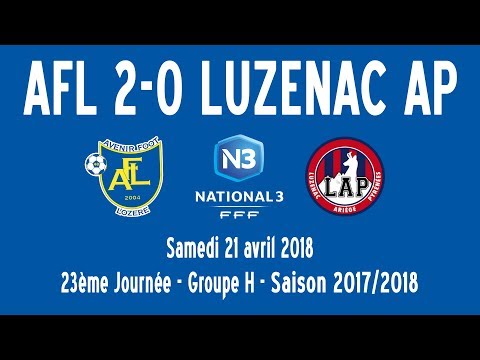 N3, AVENIR FOOT LOZÈRE 2-0 LUZENAC AP (21/04/2018)