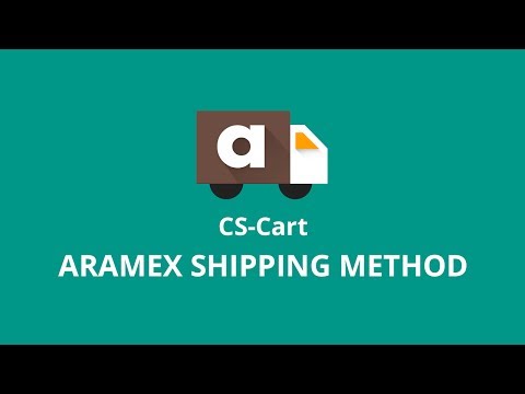 CS-Cart Aramex Shipping Method Version 1.0