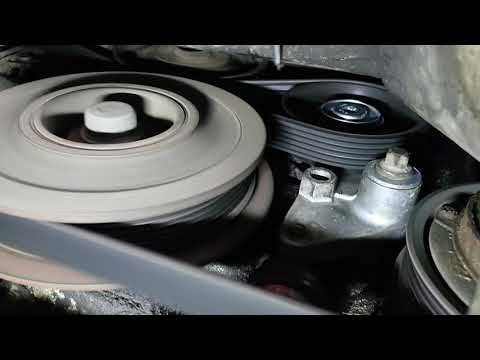 Opel Vectra 2,2 dti defective tensioner or pulley.