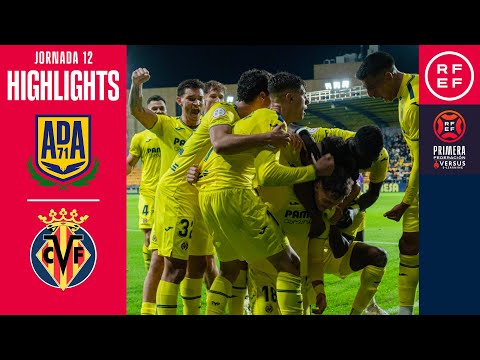 Resumen #PrimeraFederación | Villarreal CF B 4-0 AD Alcorcón | Jornada 12 | Temporada 2024/25