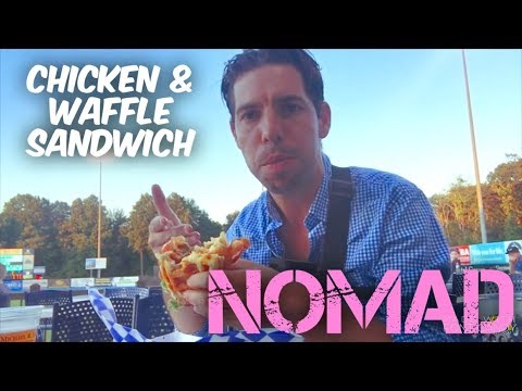 Chicken and Waffle Sandwich, The Cracker Jack Burger