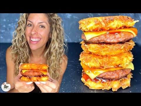 Latke Bun Burger Recipe 🍔