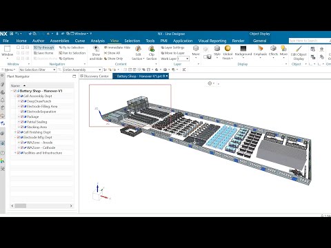 Modern Intelligent Plant w/ Battery Smart Manufacturing