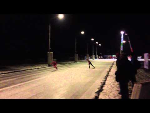 (HD) NK Kortebaan 2e ronde 2e omloop Thijs-Annette.MOV