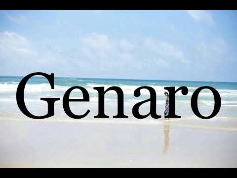How To Pronounce Genaro🌈🌈🌈🌈🌈🌈Pronunciation Of Genaro