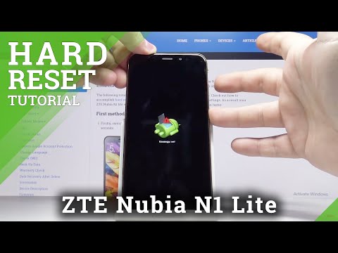 ZTE Nubia N1 Lite HARD RESET / BYPASS PASSWORD