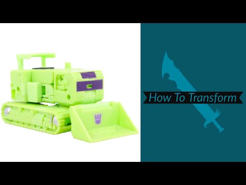 How To Transform: Transformers Studio Series 86 Deluxe Class Bonecrusher (Alt To Robot Mode)