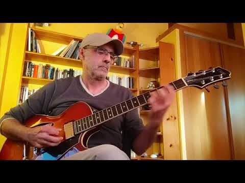 Round Midnight (Thelonious Monk). Solo Jazz guitar.