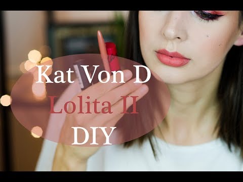 Dupe for Kat Von D Lolita II Everlasting Liquid Lipstick | DIY Lipstick  | Mariya Marinova