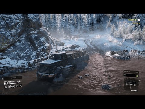 SnowRunner Walkthrough Part 34 - Stone Fall