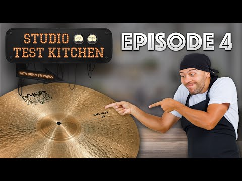 Paiste 2002 Big Beat Cymbals - Studio Test Kitchen: Ep.4