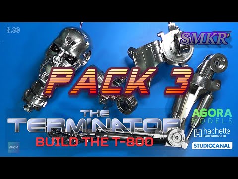 Agora Models Build the T-800 Terminator Pack 3 - 10 Stages Complete (21-30)