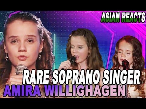 Amira Willighagen, The most Beautiful Soprano Vocal range of all time , Asian Reacts