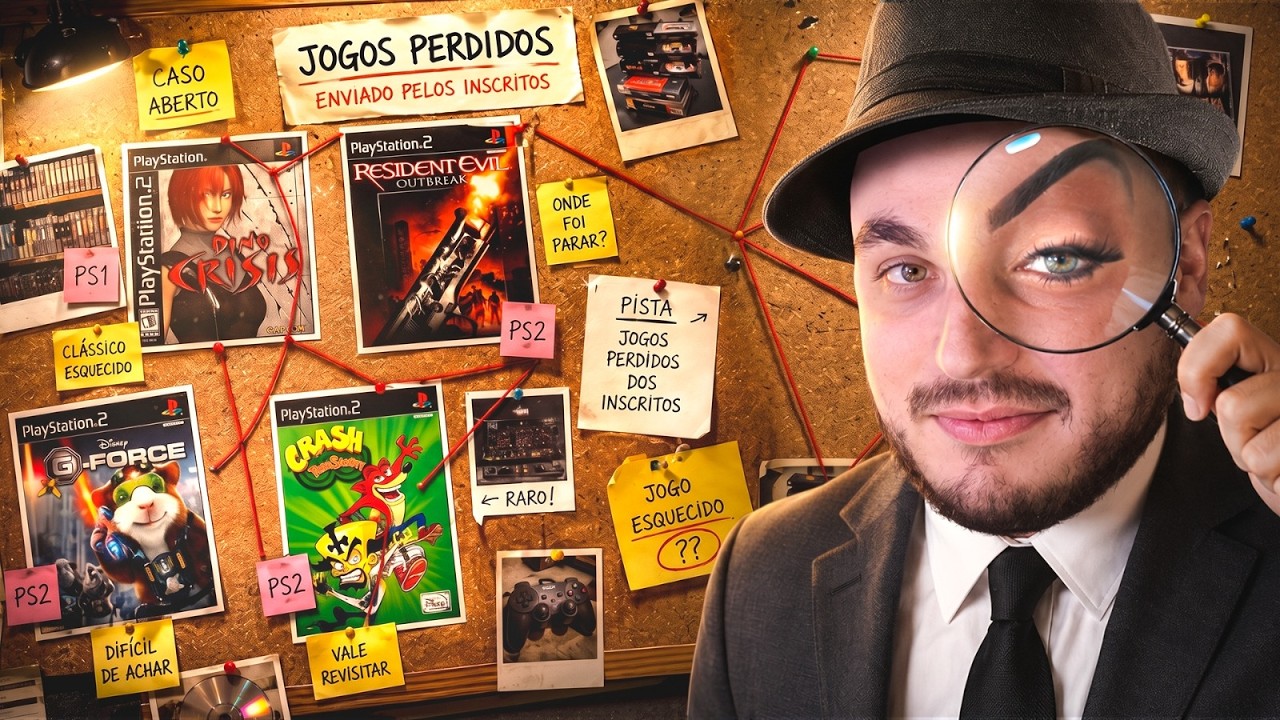 ORDETECTIVE segue ENCONTRANDO jogos da INFÂNCIA dos incritos