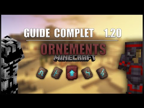 The ULTIMATE guide to ORNAMENTS in 1.20 on Minecraft in SURVIVAL! [Modèle de Forgen Fiches, ...]